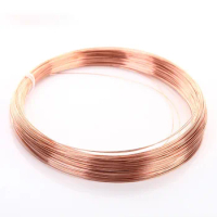 10M 0.2/0.3/0.4/0.5/0.6/0.7/0.8mm T2 Coil Copper Wire Bare Cable Copper Wire Conductive Copper Wire DIY Parts
