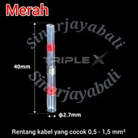 heat shrink isolasi bakar timah solder konektor sambungan kabel heatshrink waterproof anti air conne