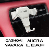Car Phone Mount Accessories For Nissan Qashqai Juke Micra Navara 370Z Pathfinder Nv200 Serena Kicks 350Z Elgrand Versa Armada