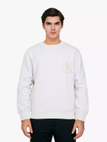 Calvin Klein Calvin Klein Jeans - Terry Logo Crewneck Sweatshirt - Neutral - beige