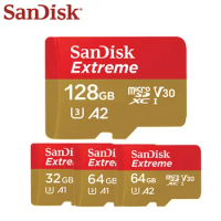 Sandisk Micro SD Card Extreme A2 V30 U3 SDXC Flash 32GB 64GB 128GB 256GB 512GB 1TB MicroSD 4K 190MB/s TF Card for Phone laptop