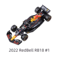 Bburago 1:43 2022 Redbull RB18 #1 #11 RB16B RB16 RB15 RB14 #33 F1 Racing Formula Car Static Simulation Diecast Alloy Model Car