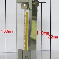 LZB-3 flowmeter glass rotor flowmeter gas flowmeter air water liquid Yuyao flowmeter （stainless steel）