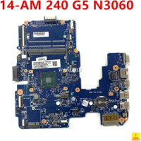 For HP Pavilion 14-AM 240 G5 Laptop Motherboard 858040-001 858040-501 858040-601 Used 6050A2823301-MB-A01 With SR2KN N3060