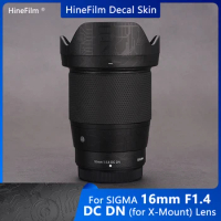 Sigma 16 1.4 X / E Mount Lens Vinyl Decal Skin Wrap for Sigma 16mm f/1.4 DC DN Contemporary X Mount Lens Sticker