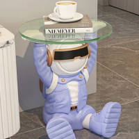 Home Decoration Astronaut Coffee Tables Living Room Furniture Sofa Side Table Creative Home Accessories Bedroom Bedside Tables