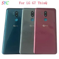 Rear Door Battery Cover Housing Case For LG G7 ThinQ Back Cover with Camera Lens Repair Parts