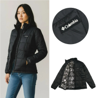 【Columbia 哥倫比亞】女款 排骨羽絨外套 鋁點 女外套 590TD 真羽絨 保暖 防潑水 無帽 外套@1721BK2