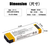 100pcs New battery for DJI osmo pocket 1 2 3 4 HB3-875mah OT110 OT-210