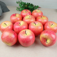 High Simulation Fruit Apple Fake Red Green Yellow Apples Photo Props Home Artificial Fruit Store Simulated Apples Model Decor