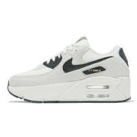 Nike 休閒鞋 Air Max 90 LV8 女鞋 米白 黑 厚底 增高 氣墊 運動鞋 HQ3497-100