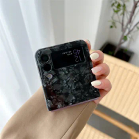Fashion Cute Shell IMD Phone Case For Samsung Galaxy Z Flip3 Case 5G Z Flip 3 Cover For Samsung Galaxy Z Flip4 Capa