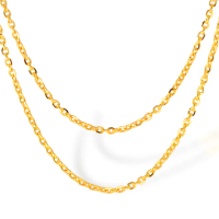【福西珠寶】買一送珠寶盒9999黃金項鍊 跳舞鍊1.4尺(金重1.60錢+-0.03錢)