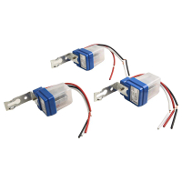 สวิตช์ไฟเซลล์แสง (Photo Switch/Light Sensor) แบบเปิด-ปิดอัตโนมัติ AC 220V 10A จำนวน 3 ชิ้น
