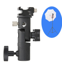 Taffstudio Hot Shoe Swivel Lampu Flash Kamera For Studio Tripod Light