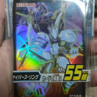 55Pcs Yugioh Master Duel Monsters VRAINS Talker Japanese Collection Card Protector Sealed Sleeves