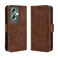 For OPPO A79 5G Global Case Leather Wallet Flip Type Multi-card Slot Leather Book Design Cover For OPPO A2 5G Phone Case
