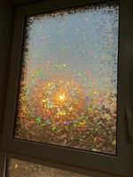 神仙彩虹膜！網紅窗戶玻璃貼紙防窺窗走光紙透光不透明磨砂玻璃膜