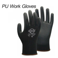 120 Pairs PU Nitrile Safety Coating Work Gloves Palm Coated Gloves Mechanic Working Gloves have CE Certificated EN388