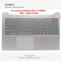 Original New 5CB1L45744 For Lenovo IdeaPad Slim 3 15IRU8 Palmrest Us Keyboard Bezel Upper Case C Shell 82X7 AG
