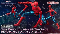 《豬帽子》現貨 魂商店限定 SHF 蜘蛛人 新版紅藍戰衣 可動 完成品