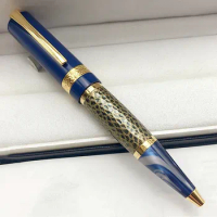 MOM Limited Edition Leo Tolstoy Rollerball Ballpoint Pens MB Luxury Gift Writing Stationery Office Supplies Blue Refill Smooth