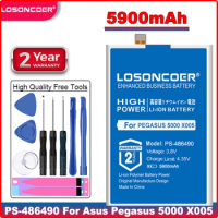 LOSONCOER 5900mAh PS-486490 For Asus Pegasus 5000 X005 Battery