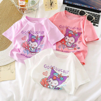 เสื้อยืดแขนสั้นเด็กผู้หญิง ฤดูร้อน มาใหม่ ทำจากผ้าฝ้าย มีสไตล์ เสื้อแฟชั่น เหมาะสำหรับเด็ก แจ๊กเก็ตอ