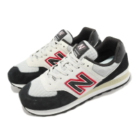 【NEW BALANCE】休閒鞋 574 男鞋 女鞋 黑 灰 情侶鞋 麂皮 經典 NB 紐巴倫 IU著用款(U574SV2-D)