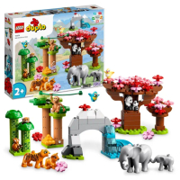 【LEGO 樂高】得寶系列 10974 亞洲野生動物(動物玩具 啟蒙教材 DIY積木)