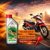 Dầu Nhớt Castrol Activ 4T 20W40 1L – Dành Cho Xe Máy 4 Thì, Giúp Động Cơ Bền Bỉ, Chạy Êm – Hàng Chín