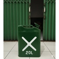 Jerigen Besi Steel Jerrycan Oil tank kap 20 ltr Balikpapan