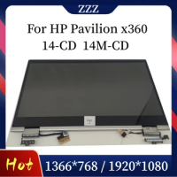 14'' For HP Pavilion x360 14-CD Screen LCD Touch Display 14M-CD0001DX 14T-CD000 L18192-001 Assembly Replacement