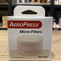 【沐湛咖啡】AeroPress 愛樂壓 100%美國製造 原裝進口專用特殊濾紙補充包/350張入 金屬濾網 標準/極細