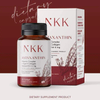 NKK ASTAXANTHIN 6mg.เอ็น เค เค แอสตาแซนธิน(สารสกัดจากสาหร่ายฮีมาโตค็อกคัสพลูวิเอลิส)วิตามินคอมเเพล็ก