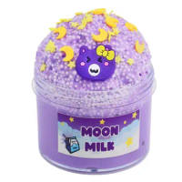 Soft Slimes Toy 200ml DIY Purple Bear Slimes Kits Valentine's Toy Slimes Kit Learning And Educational Toys Super Soft Sludge Toy