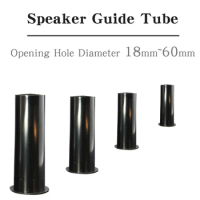 HIFIDIY LIVE Speaker Guide Tube 2 3 4 5 6.5 8 inch BASS Subwoofer Loudspeaker Inverted Tube Port Auxiliary ABS open Hole 18~60mm