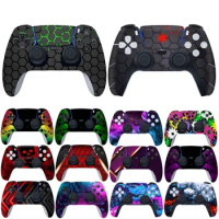 35 Style Skin Sticker For PlayStation 5 PS5 Gamepad Controllers Accessories Decal Anti-slip Dust-proof Protective stickers skins