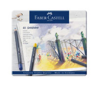 【Faber-Castell】GOLDFABER油性色鉛筆48色/鐵盒(原廠正貨)