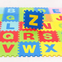 Alphabet Letters Numeral Foam Mat Play Mat Colorful Puzzle Letters Numeral Foam Mat Educational Toy