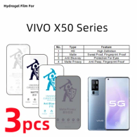 3pcs HD Hydrogel Film For VIVO X50 Pro Plus Matte Screen Protector For VIVO X50 Lite X50e Eye Care Privacy Matte Protective Film