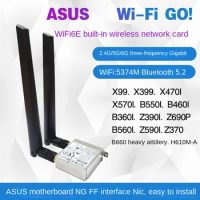 Wireless card WIFI6E Bluetooth for ASUS Desktop Board H610M B660M B550 Z370