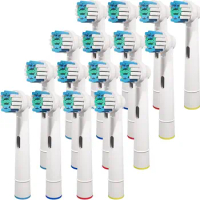 4/8/16 Pcs/Pack Electric Toothbrush Replacement Head Soft Dupont Bristle Tooth Brush Heads For Oral B Toothbrush Nozzles SB-17A