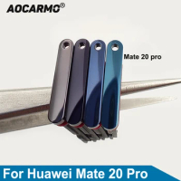 Aocarmo For Huawei Mate 20 Pro SD MicroSD Holder Nano Sim Card Tray Slot