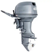 New 40HP Water-Cooled Outboard Two-Stroke Boat Engine Gasoline-Fueled Propulsion Accessories