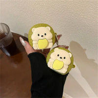 Cute Cartoon Durian Bear Earphone Protective Cover for Samsung Galaxy Buds Pro Headphone Case for Galaxy Buds Live Buds 2pro