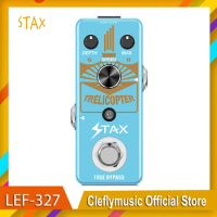 Stax LEF-327 Guitar Trelicopter Effect Pedal Classic Optical Tremolo Tone BIAS Knob Effect Pedals Mini Size True Bypass