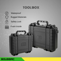 Kotak Perkakas Portable Anti Air IP67 Anti Banting Tool Kit Bag Storage Box Set Waterproof ABS