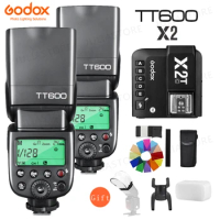 Godox TT600 2.4G Wireless Camera Flash Speedlite + X2T-C/N/S/F/O/P Trigger for Canon Nikon sony fuji olympus