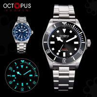 Octopus 2023 New Men's Automatic Dive Starfish Watch 200M Waterproof 39mm Titanium Bracelet PT5000 Pelagost Homage Watches